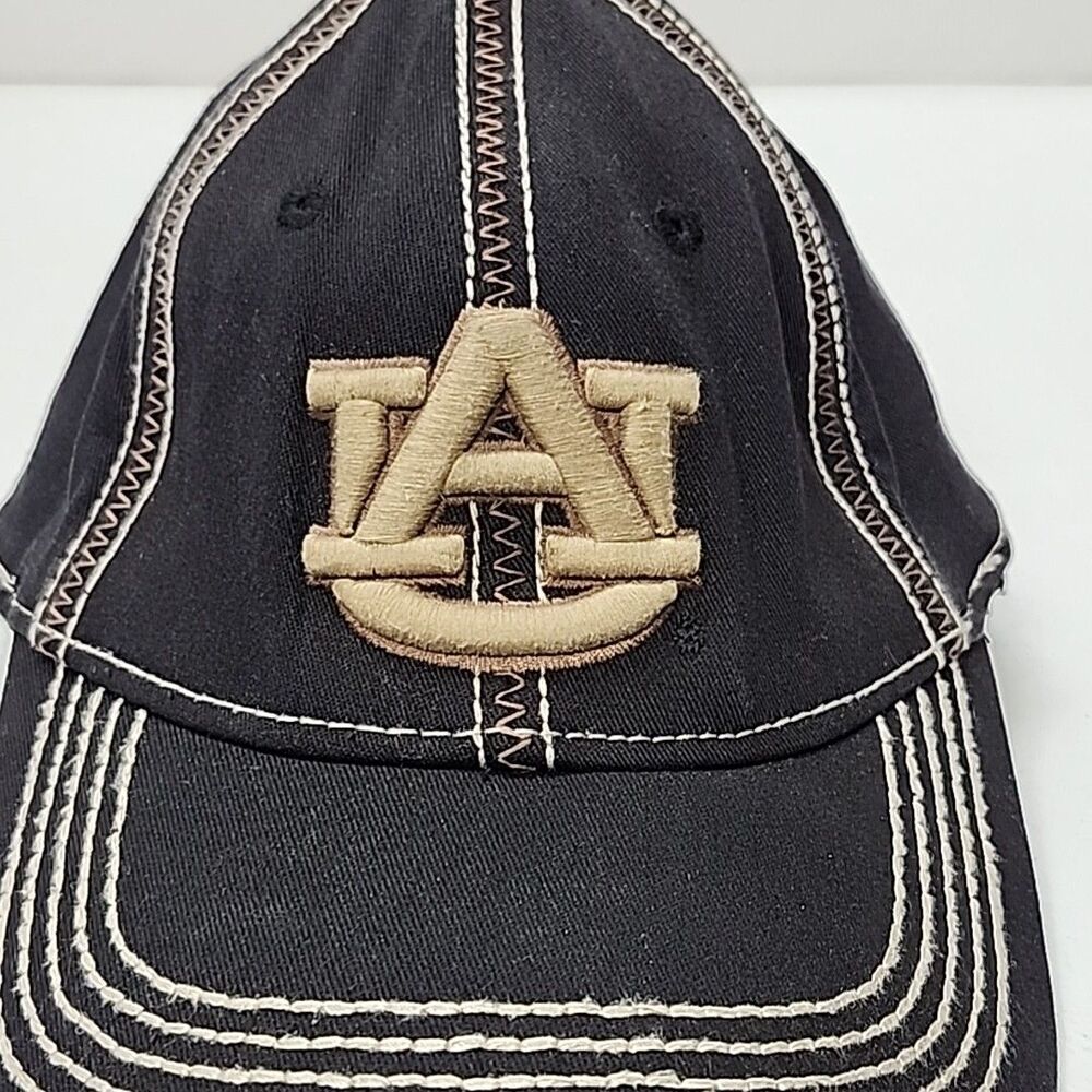 Auburn Tigers Hat Top of the World One Fit Flex Cap War Eagle Logo  Small